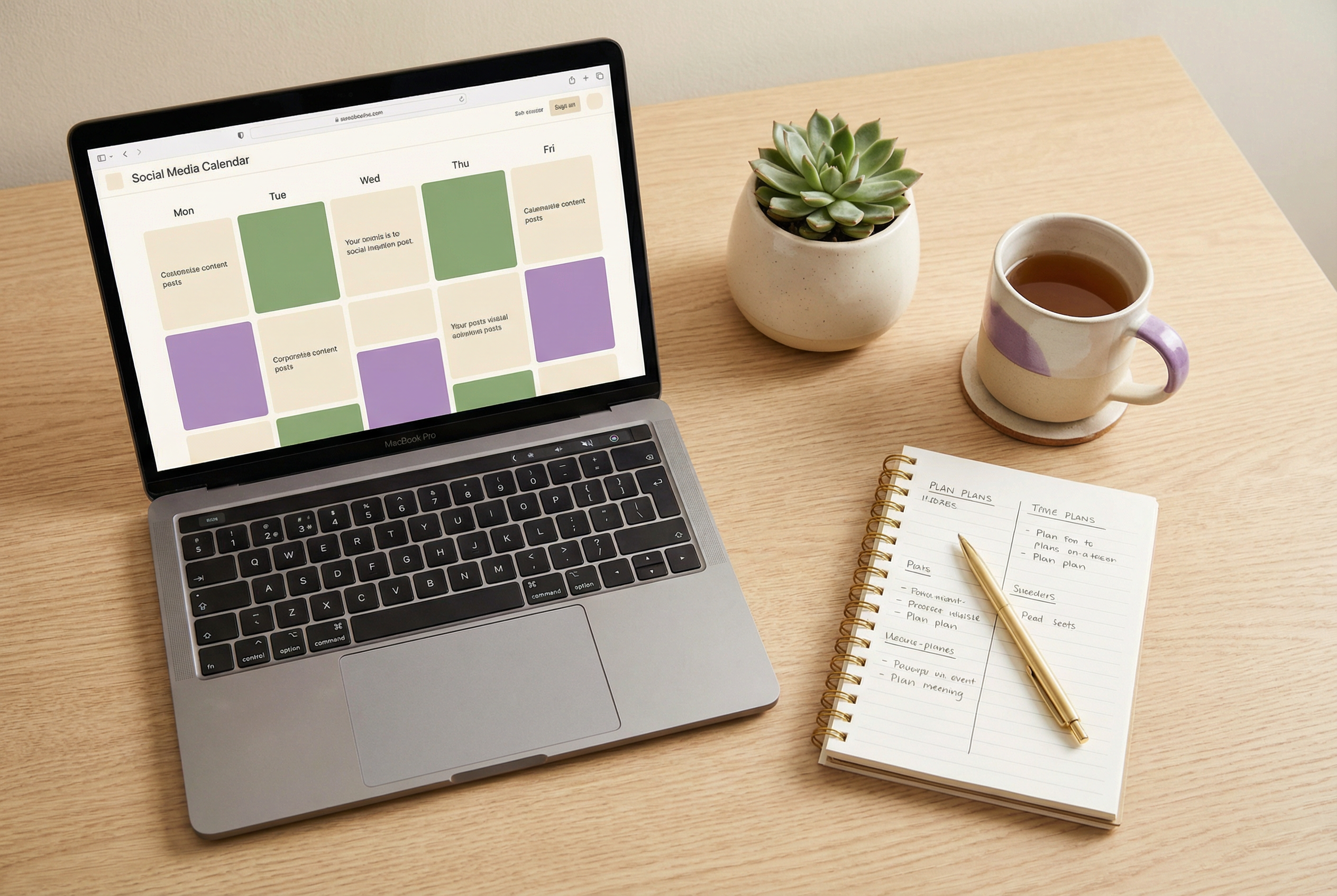 Content planning workflow